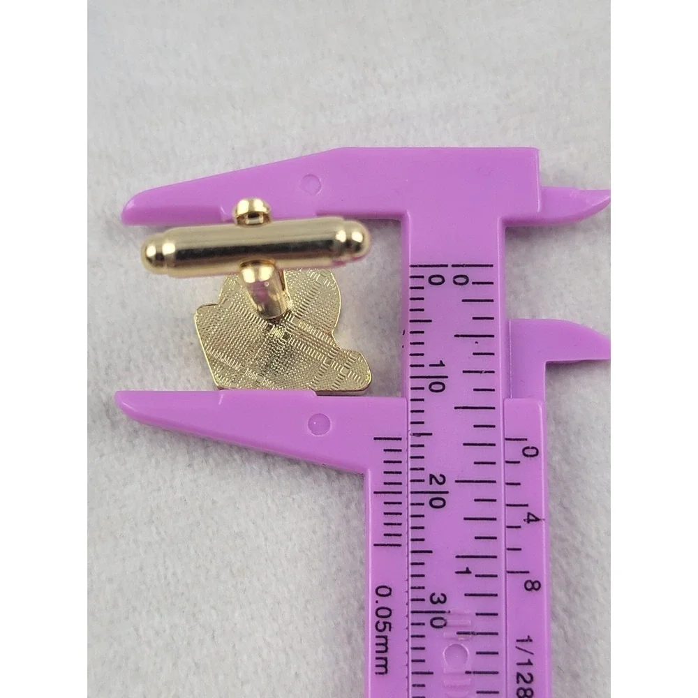 Los Angeles Lakers Basketball Goldtone Cufflinks New Without Tags